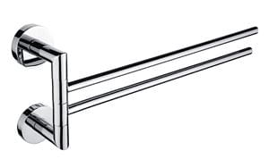 NIMCO UNIX držiak uterákov 413 mm, dvojramenný, otočný, chróm
