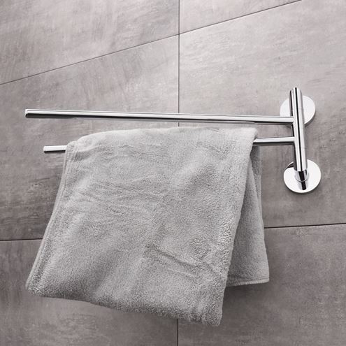 NIMCO UNIX držiak uterákov 413 mm, dvojramenný, otočný, chróm UN 13096-26 Obrázek - fotka