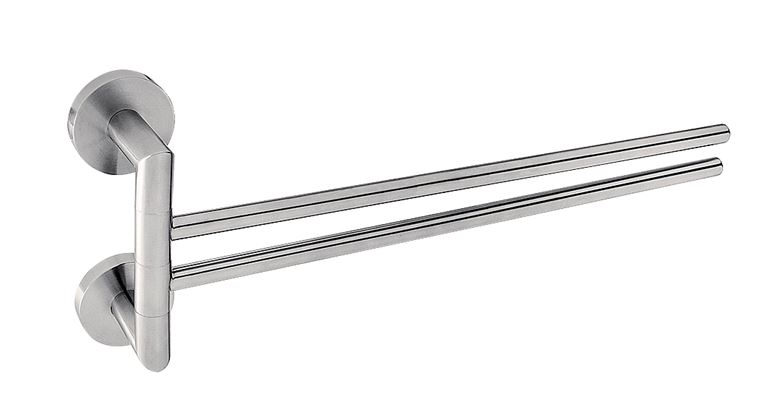 NIMCO UNIX držiak uterákov 413 mm, dvojramenný, otočný, nerez UNM 13096-10 Obrázek - Hlavní obrázek