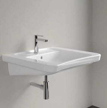 VILLEROY & BOCH VICARE bezbariérové umývadlo 65 cm, s otvorom pre batériu a prepadom, alpská biela 51786701 Obrázek - fotka