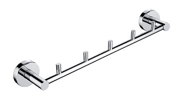 NIMCO UNIX držiak uterákov s piatimi háčikmi 415 mm, chróm