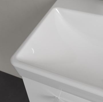 VILLEROY & BOCH AVENTO umývadlo 65 cm, s otvorom pre batériu a prepadom, CeramicPlus, alpská biela 415865R1 Obrázek - fotka