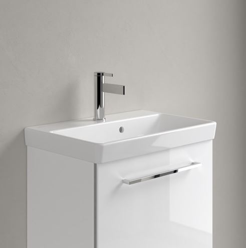 VILLEROY & BOCH AVENTO umývadlo 65 cm, s otvorom pre batériu a prepadom, CeramicPlus, alpská biela 415865R1 Obrázek - fotka