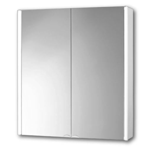 JOKEY CANTALU zrkadlová skrinka 67x73,5x16,5 cm, osvetlenie, s vypínačom a el. zásuvkou, hliník, alumínium 124812020-0190 Obrázek - Hlavní obrázek