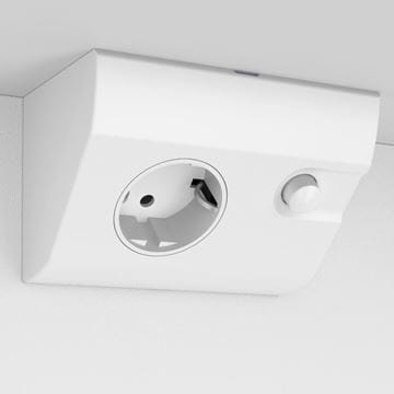 JOKEY XANTO LINE LED zrkadlová skrinka 62,9x66,2x15 cm, osvetlenie, s vypínačom a el. zásuvkou, MDF/drevo, biela 111312520-0110 Obrázek - fotka