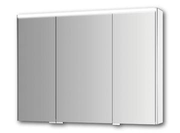 JOKEY DEKOR ALU III-HL LED zrkadlová skrinka 100x73,5x16,6 cm, osvetlenie, s vypínačom a el. zásuvkou, hliník, biela