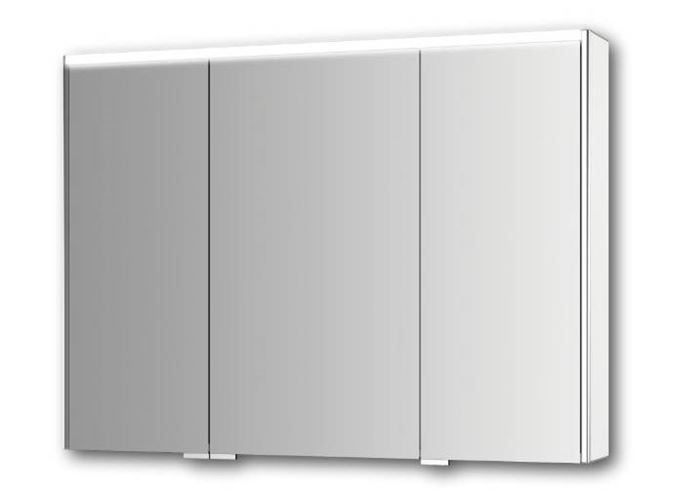 JOKEY DEKOR ALU III-HL LED zrkadlová skrinka 100x73,5x16,6 cm, osvetlenie, s vypínačom a el. zásuvkou, hliník, biela 124513120-0110 Obrázek - Hlavní obrázek