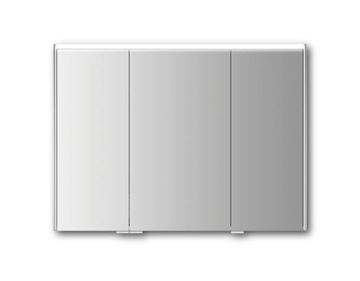 JOKEY DEKOR ALU III-HL LED zrkadlová skrinka 100x73,5x16,6 cm, osvetlenie, s vypínačom a el. zásuvkou, hliník, biela 124513120-0110 Obrázek - fotka