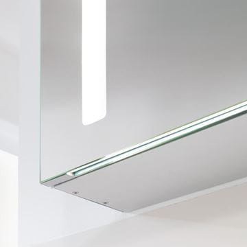 VILLEROY & BOCH VERITY LINE zrkadlová skrinka 130x75x17,3 cm, osvetlenie, so zväčšovacím zrkadlom, vypínačom a el. zásuvkou, hliník, strieborná B307F300 Obrázek - fotka