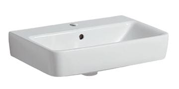 GEBERIT SELNOVA COMPACT umývadlo 55 cm, s otvorom pre batériu a prepadom