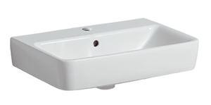 GEBERIT SELNOVA COMPACT umývadlo 55 cm, s otvorom pre batériu a prepadom