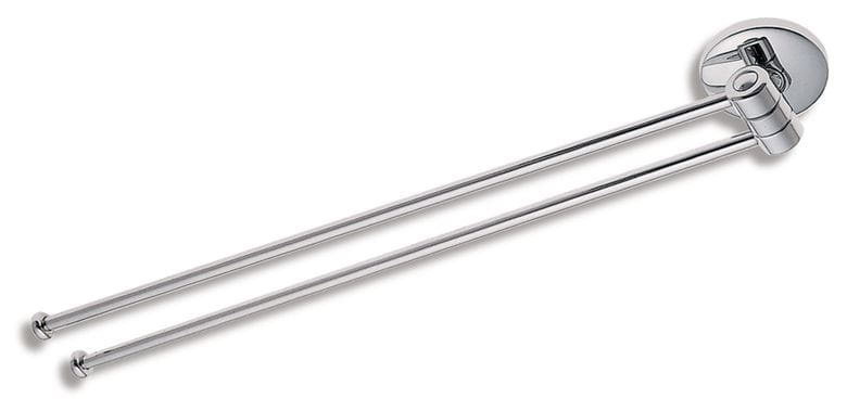 NOVASERVIS METALIA 1 držiak uterákov 413 mm, dvojramenný, otočný, chróm 6129,0 Obrázek - Hlavní obrázek