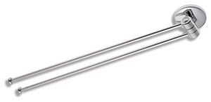 NOVASERVIS METALIA 1 držiak uterákov 413 mm, dvojramenný, otočný, chróm