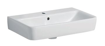 GEBERIT SELNOVA COMPACT umývadlo 60 cm, s otvorom pre batériu a prepadom