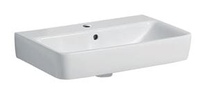 GEBERIT SELNOVA COMPACT umývadlo 60 cm, s otvorom pre batériu a prepadom