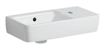 GEBERIT SELNOVA COMPACT umývadielko 50 cm, s otvorom pre batériu vpravo a prepadom