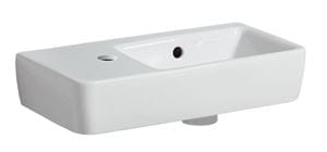 GEBERIT SELNOVA COMPACT umývadielko 50 cm, s otvorom pre batériu vľavo a prepadom