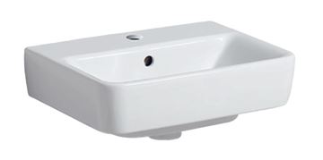 GEBERIT SELNOVA COMPACT umývadielko 45 cm, s otvorom pre batériu a prepadom