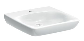 GEBERIT SELNOVA COMFORT bezbariérové umývadlo 55 cm, s otvorom pre batériu, bez prepadu