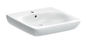 GEBERIT SELNOVA COMFORT bezbariérové umývadlo 55 cm, s otvorom pre batériu a prepadom