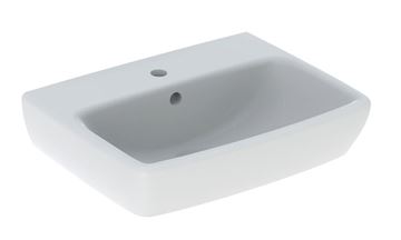 GEBERIT SELNOVA SQUARE umývadielko 45 cm, s otvorom pre batériu a prepadom