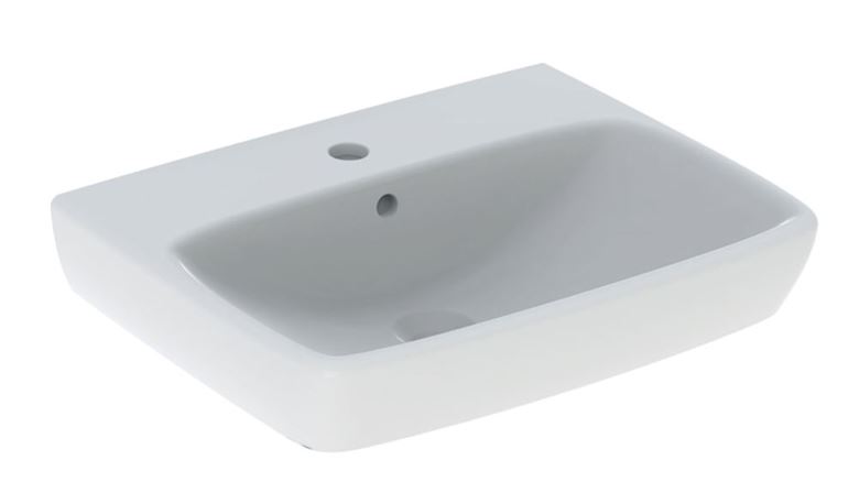 GEBERIT SELNOVA SQUARE umývadlo 55 cm, s otvorom pre batériu a prepadom 500.290.01.7 Obrázek - Hlavní obrázek