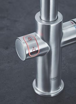 GROHE RED DUO drezová elektronická batéria, s ohrevom, veľkosť M, GROHE ChildLock, napájanie zo siete, chróm 30327001 Obrázek - fotka