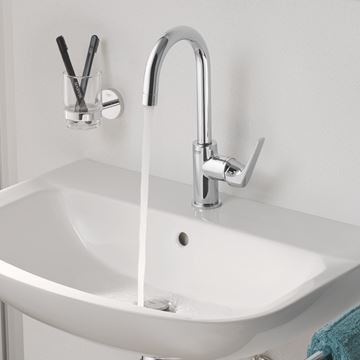 GROHE BAUFLOW umývadlová stojanková batéria, s odtokovou súpravou, chróm 23753000 Obrázek - fotka