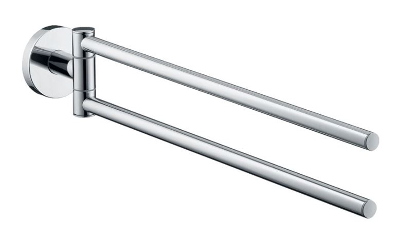 HANSGROHE LOGIS držiak uterákov 445 mm, dvojramenný, otočný, chróm 40512000 Obrázek - Hlavní obrázek