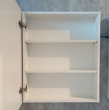 CONCEPT 150 zrkadlová skrinka 60x68x12,7 cm, pánty vpravo, MDF, biela lesk 808440 Obrázek - fotka