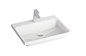 RAVAK COMFORT 600 umývadlo 60 cm, s otvorom pre batériu, bez prepadu