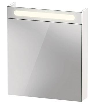 DURAVIT DURASTYLE BASIC zrkadlová skrinka 60x70x14,8 cm, osvetlenie, s vypínačom a el. zásuvkou, pánty vpravo, matná biela