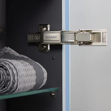 DURAVIT DURASTYLE BASIC zrkadlová skrinka 60x70x14,8 cm, osvetlenie, s vypínačom a el. zásuvkou, pánty vpravo, matná biela N17920R00000000 Obrázek - fotka