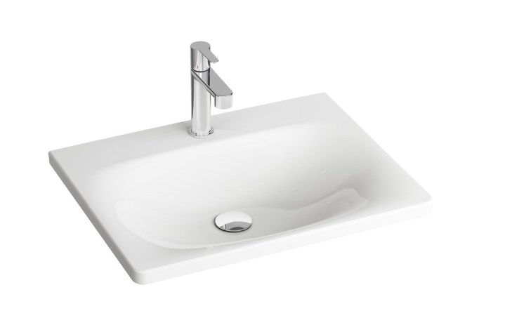 RAVAK BALANCE 600 umývadlo 60 cm, s otvorom pre batériu, bez prepadu XJX01260000 Obrázek - Hlavní obrázek