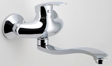 NOVASERVIS METALIA 57 drezová nástenná batéria, chróm 57074,0 Obrázek - fotka