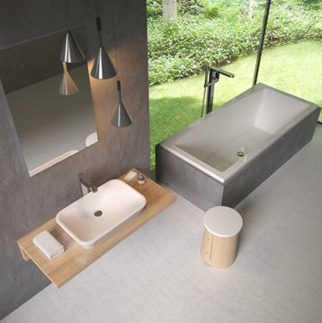 RAVAK CERAMIC 600 R umývadlo na dosku 60 cm, bez prepadu XJX01160002 Obrázek - fotka