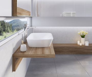 RAVAK CERAMIC 600 R umývadlo na dosku 60 cm, bez prepadu XJX01160002 Obrázek - fotka