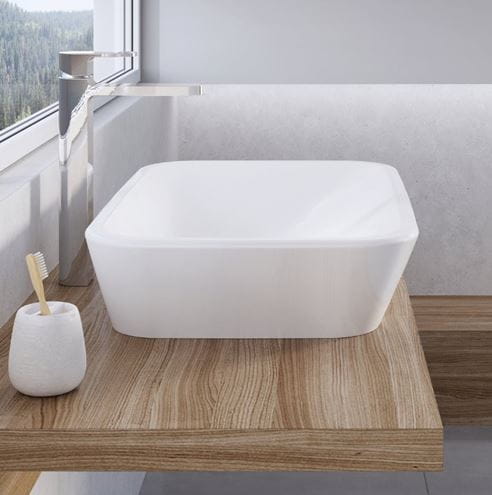 RAVAK CERAMIC 600 R umývadlo na dosku 60 cm, bez prepadu XJX01160002 Obrázek - fotka