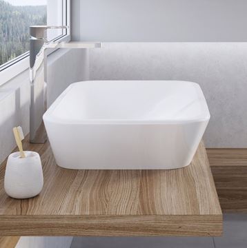 RAVAK CERAMIC 600 R umývadlo na dosku 60 cm, bez prepadu XJX01160002 Obrázek - fotka