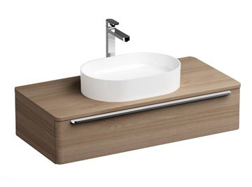 RAVAK CERAMIC 550 SLIM O umývadlo na dosku 55 cm, bez prepadu XJX01155001 Obrázek - fotka