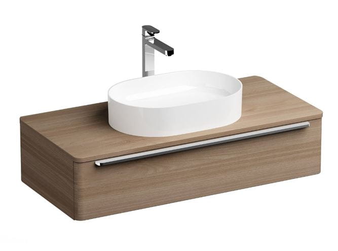RAVAK CERAMIC 550 SLIM O umývadlo na dosku 55 cm, bez prepadu XJX01155001 Obrázek - fotka