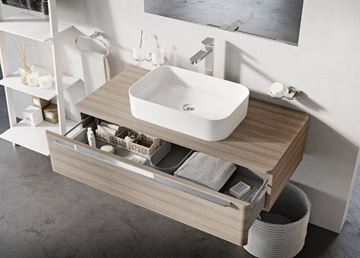 RAVAK CERAMIC 550 SLIM R umývadlo na dosku 55 cm, bez prepadu XJX01155002 Obrázek - fotka