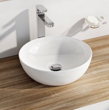 RAVAK UNI 400 B SLIM umývadlová misa 40 cm, bez prepadu XJX01140003 Obrázek - fotka