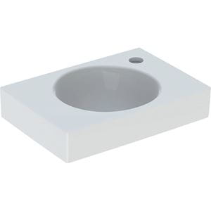 GEBERIT PRECIOSA II umývadieko 40 cm, s otvorom pre batériu vpravo, bez prepadu