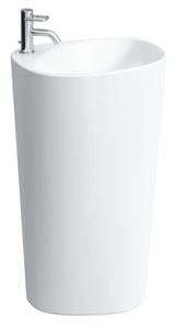 LAUFEN PALOMBA COLLECTION umývadlo na podlahu 52,5 cm, s otvorom na batériu, skrytý prepad