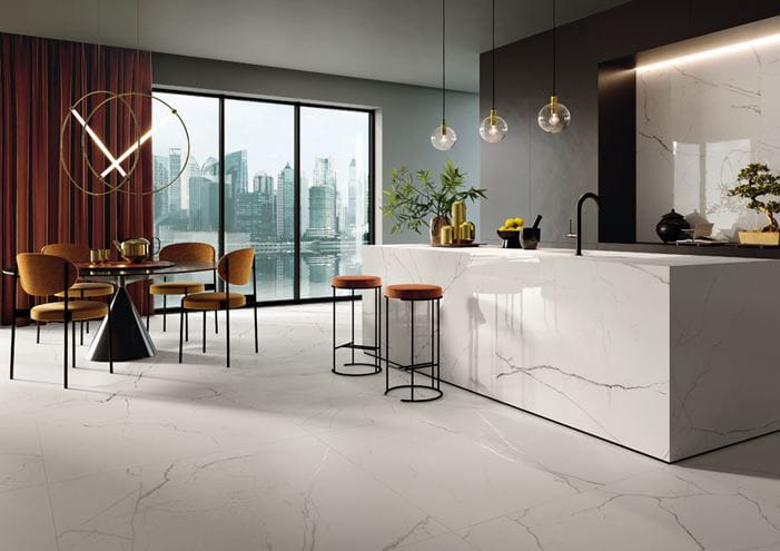 IMOLA THE ROOM dlažba 60x120 cm, lesk, statuario vena piccola white STA VP6 12 LP Obrázek - fotka