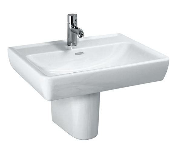 LAUFEN PRO A umývadlo 55 cm, s otvorom pre batériu a prepadom H8189510001041 Obrázek - fotka