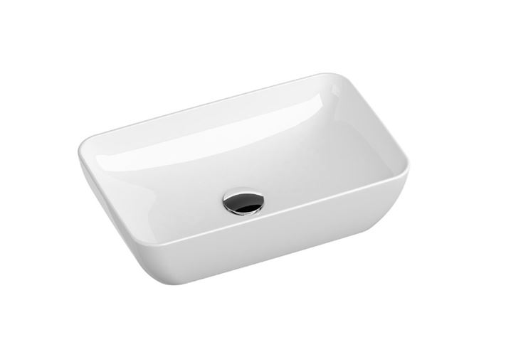 RAVAK UNI 500 R SLIM umývadlo na dosku 50 cm, bez prepadu XJX01150001 Obrázek - Hlavní obrázek