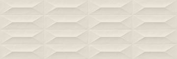 MARAZZI COLORPLAY obklad 30x90 cm, mat reliéf 3D, cream
