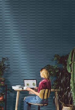 MARAZZI COLORPLAY obklad 30x90cm, štruktúra cabochon 3D, mat, blue M4KZ Obrázek - fotka